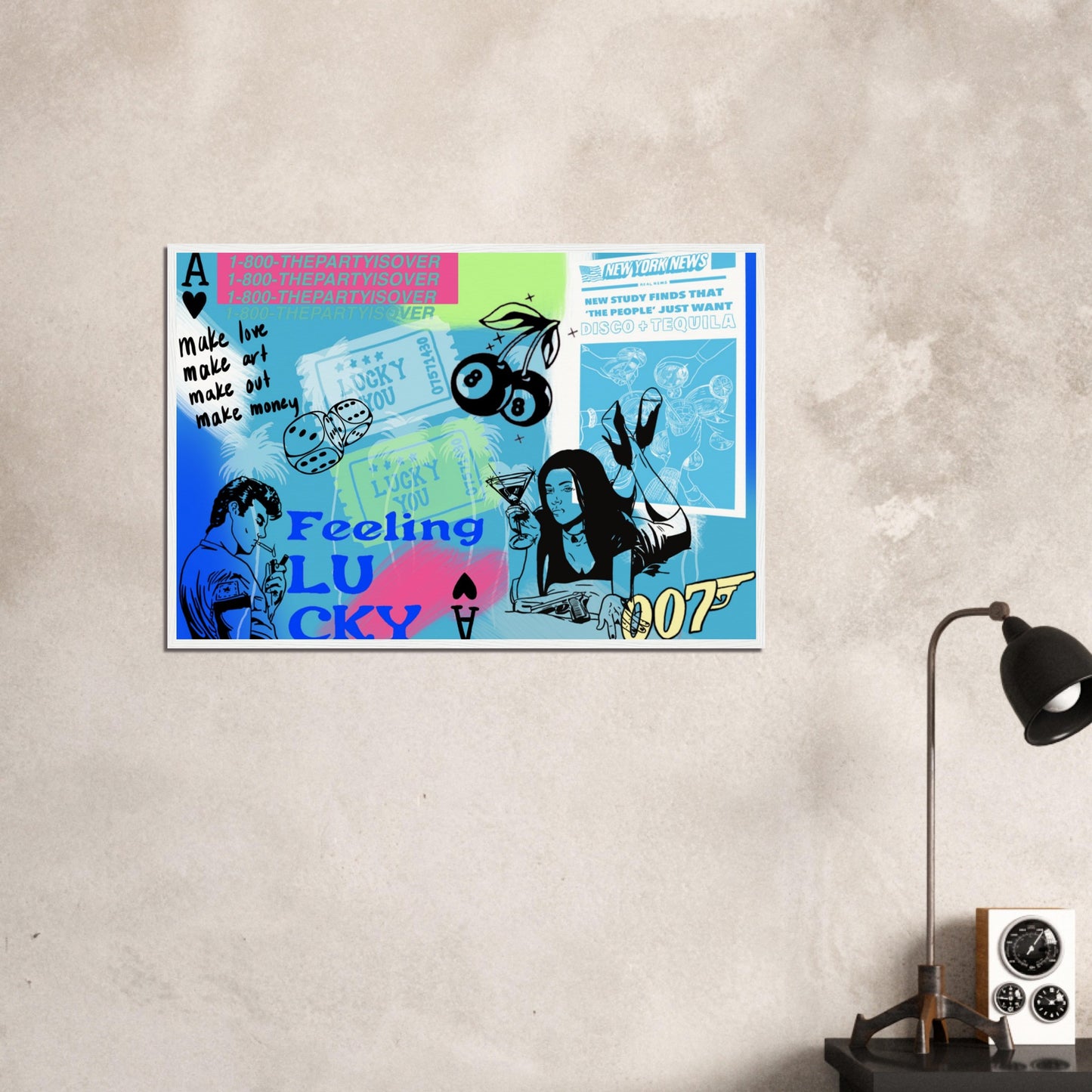 Feeling Lucky Framed