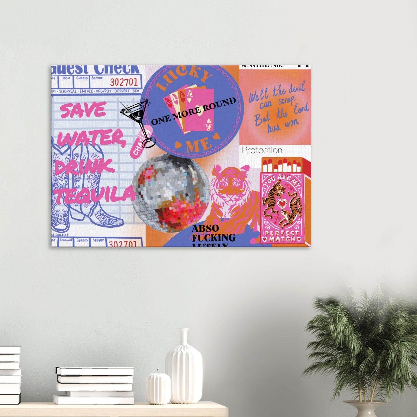 One More Round Canvas